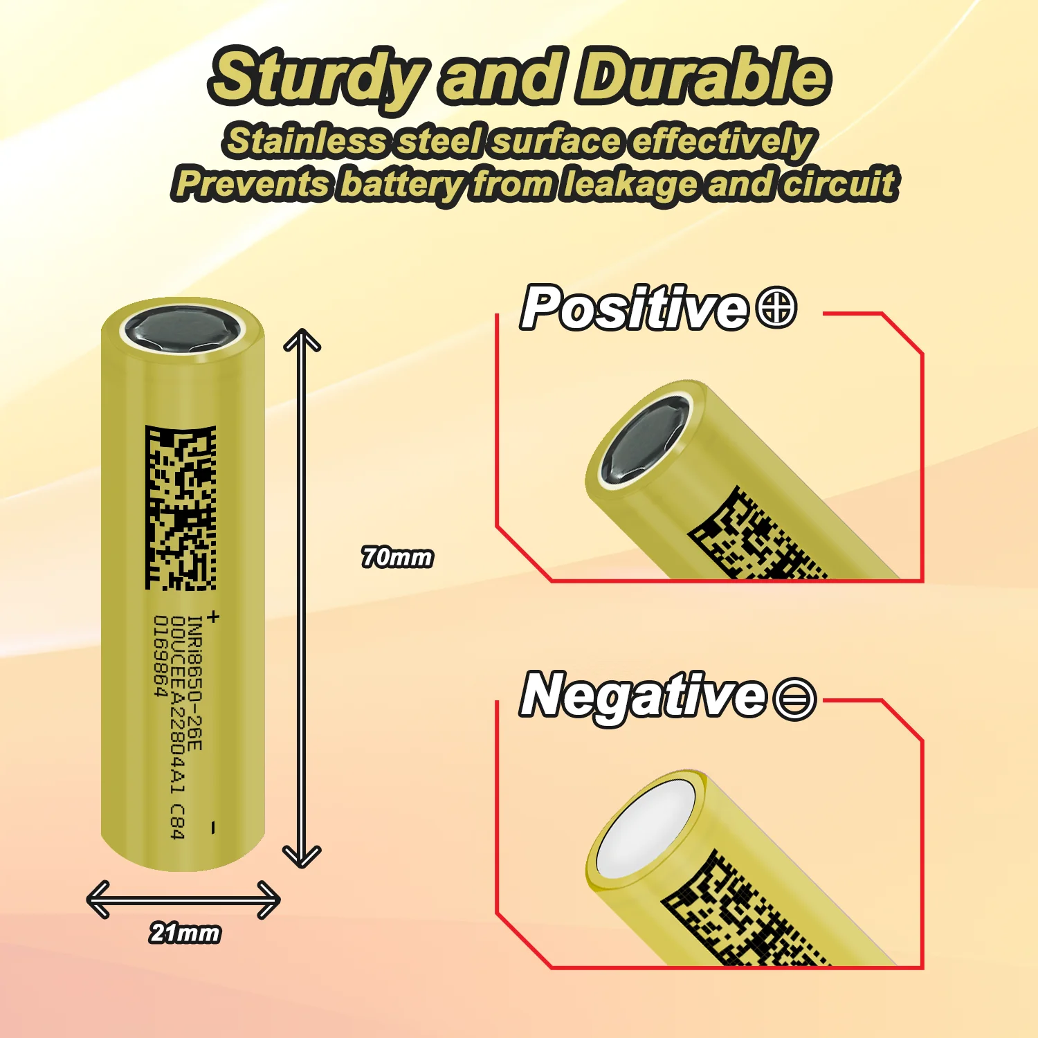 New 21700 5000mAh Lithium-Ion Rechargeable Battery Grade A 3C Power battery for Power Bank Torch Bicycle No Tax&Vat