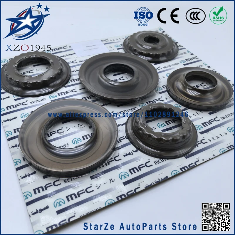 

U151E U150E U150F U151F Automatic Transmission Gearbox Rebuild Clutch Piston Kit 6PCS/SET Fit for TOYOTA Highlander Lexus ​RX35
