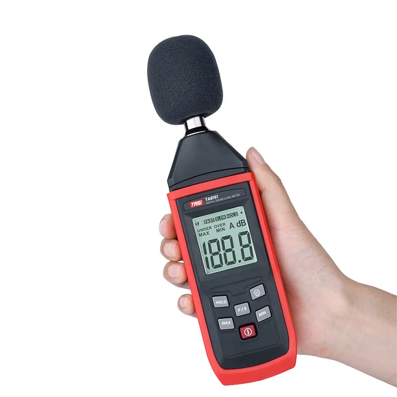 Noise Meter Sound Decibel Tester Back Bracket Design Screen Backlight Digital Display Household High-precision Detection Sound