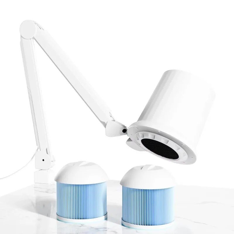 

Portable Strong Suction Nail Dust Collector Vacuum for Salon With Two Replacement Filter and Universal Table Mount Clamp