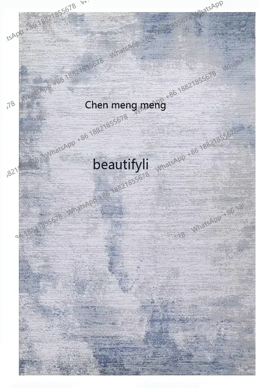 xx1Light luxury simple carpet living room, modern sofa coffee table blanket abstract gray Italian bedroom bedside blanket non-sl