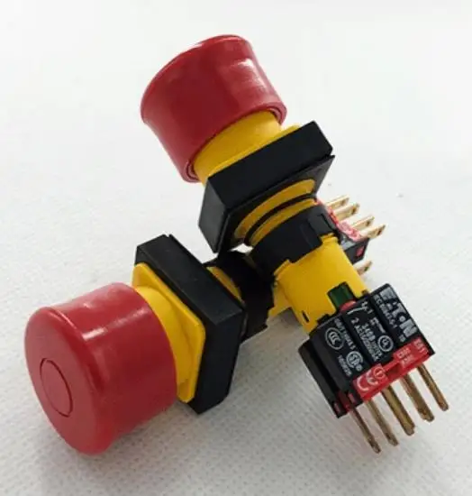 1PCS  AC15/230V/4A    XA1E-BV  FOR  Euschner handwheel magnification axis selection start switch pulse emergency stop switch