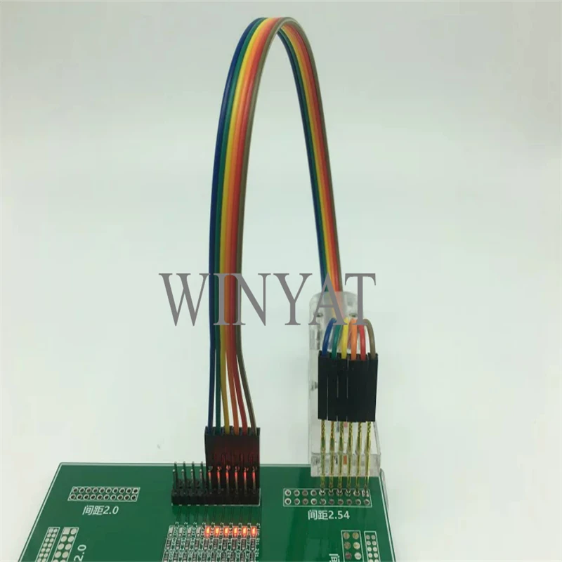 Pitch Test Clip, Programming Clip, PCB Programming Fixture, Programmer Burning Clip 1.27mm Double Row