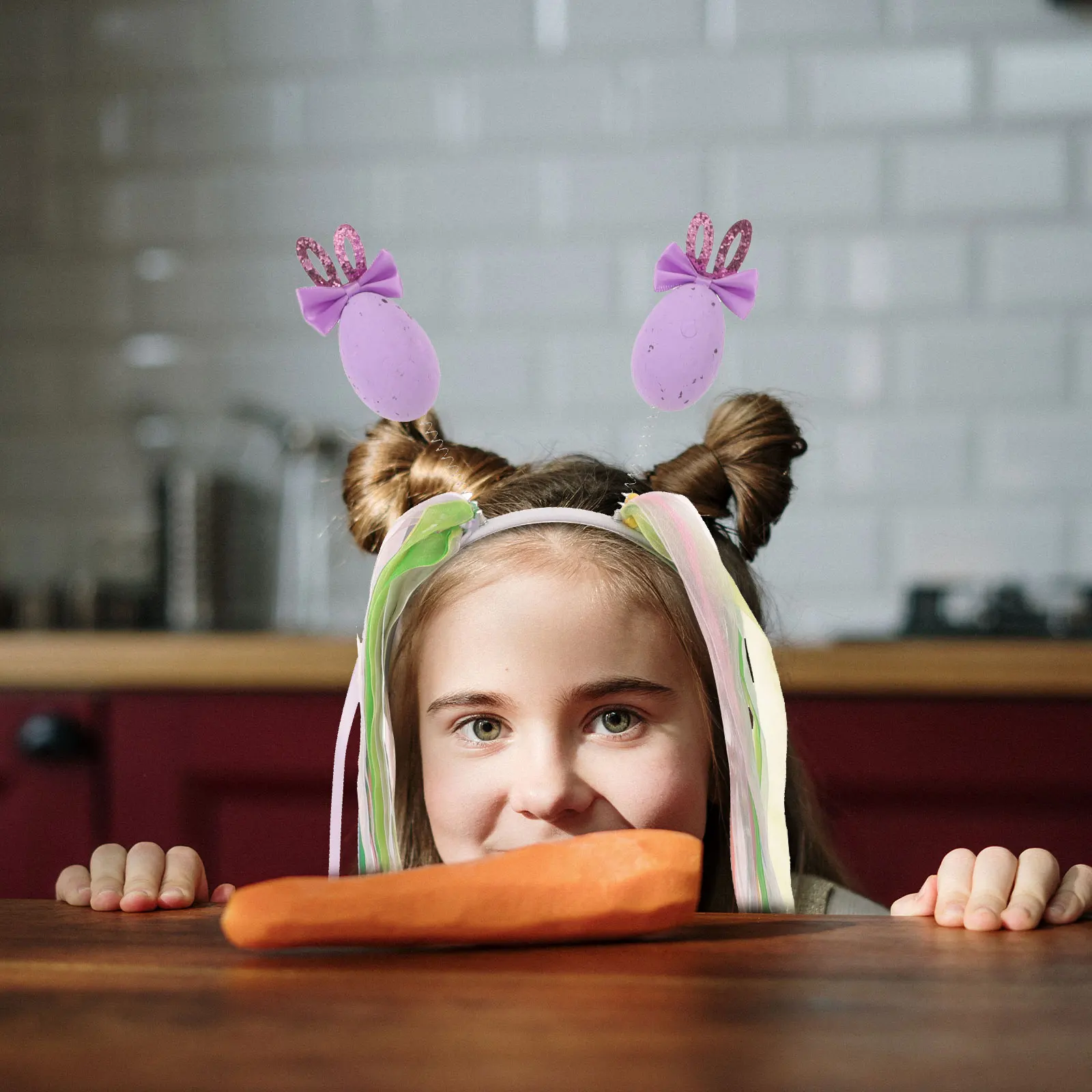 

Easter Bunny Ear Headb Cartoon Egg Hairb Lightweight Comfortable Women Headdress Festival Rabbit Ear Decorations Girls