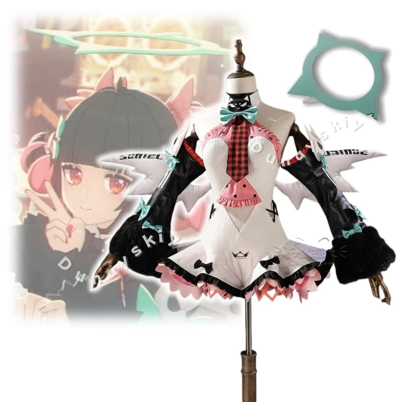 

Game Zenless Zone Zero Cosplay Costume Nanami Yume Sariel Rikudo Delusional Angel Nangong Yu Uniform Carnival Party Christmas