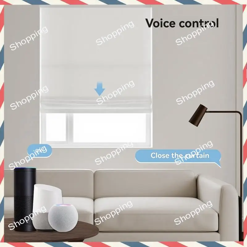 M20K Blinds Motor Smart Voice-Controllable Roller Shade Blinds Motor With 1-Way Remote Control For Roman, Honeycomb Tuya Zigbee