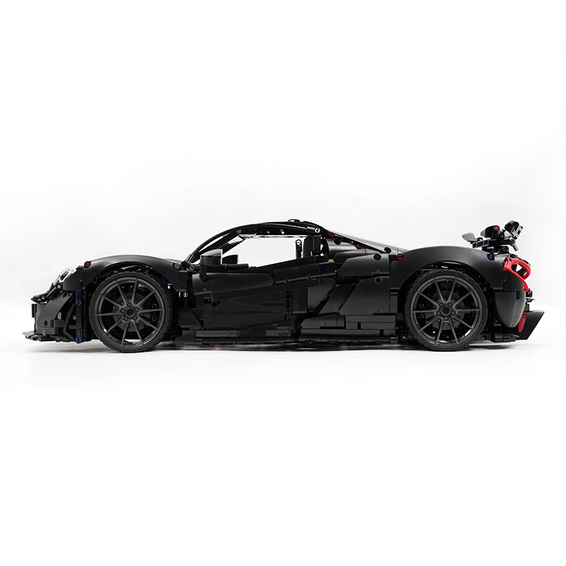 Wysokiej klasy nowe technologiczne klocki konstrukcyjne P1 kompatybilne z 42172B MOC, model z klocków, pojazd sportowy dla dorosłych, zabawki dla chłopców, prezenty świąteczne.