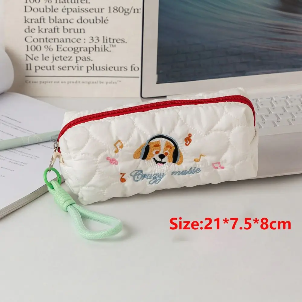 Cute Cotton Pencil Bags Large-Capacity Multi-Functional Pen Pouch Handbag Student