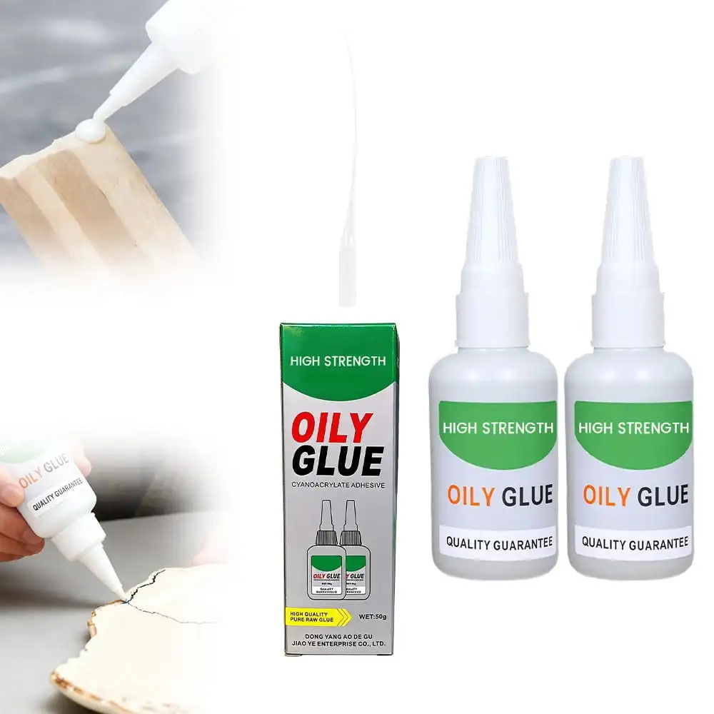 Welding High Strength Oily Glue, Oily Welding Super Glue for Metal, High-Temperature Resistant Strong Oily Glue for Plastic Repair, Multi-Surface Universal Oily Super Glue for Household Repair (2PCS)