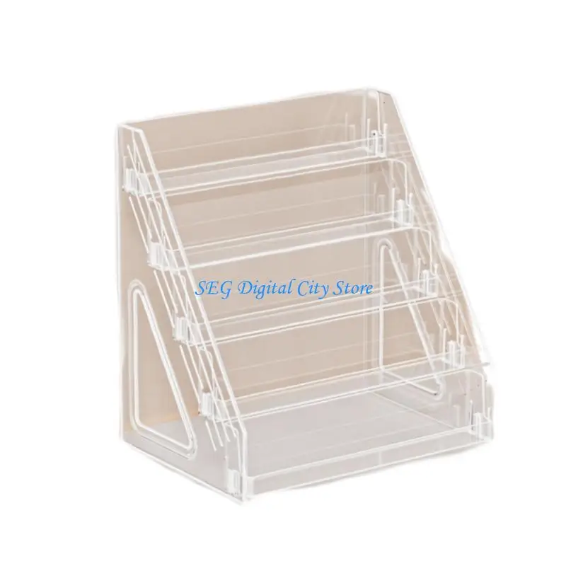 U75B Clear Acrylic Card Display Stand For Displaying Basketball Baseball Trading Card