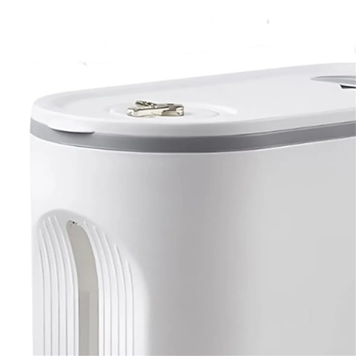 A67T NEW Rice Dispenser, Rice Storage Container Sealed Moisture Proof with Measuring Cup for Kitchen Pantry Household