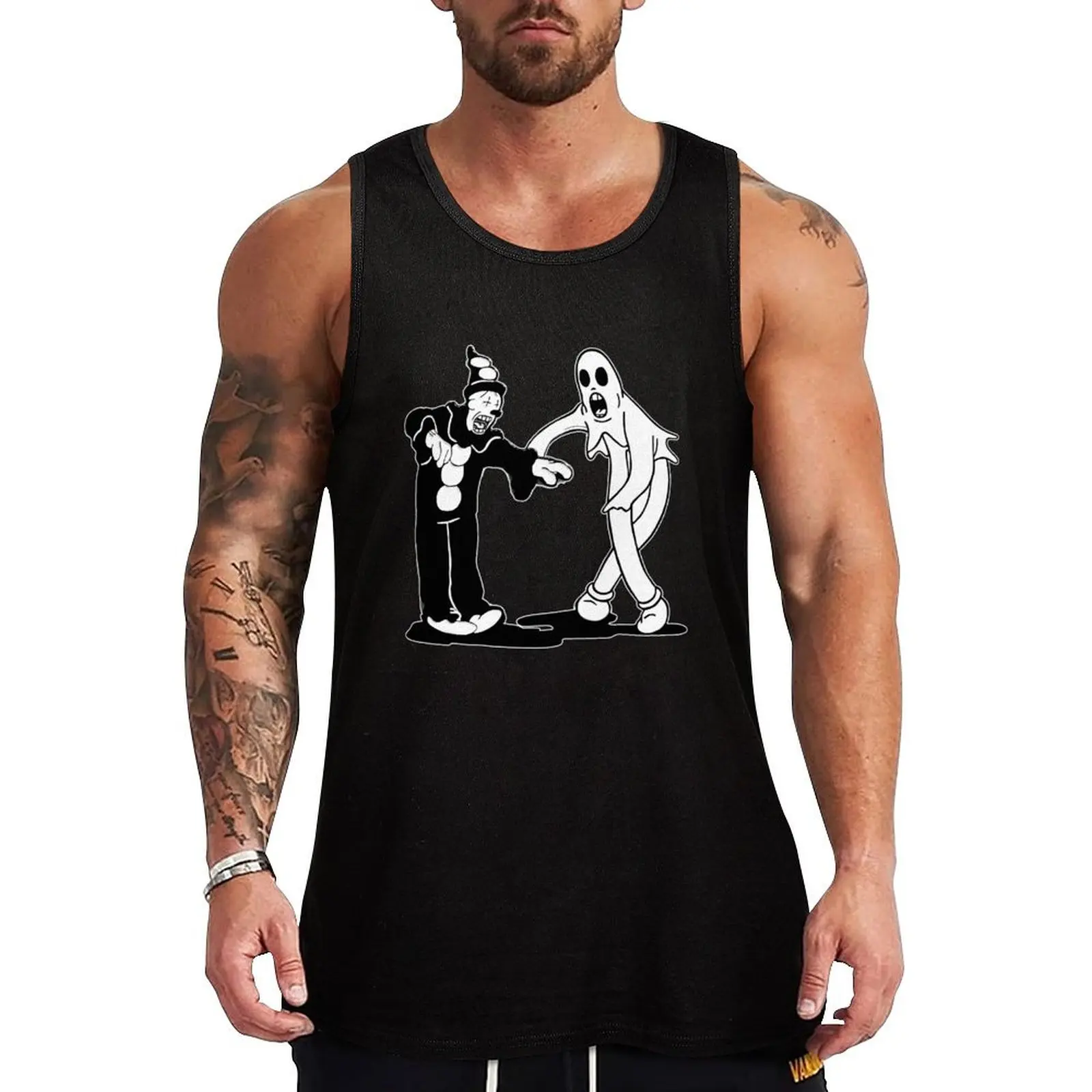 ghostemane Tank Top Sleeveless Gym Tank Top Fitness Training Quick Dry