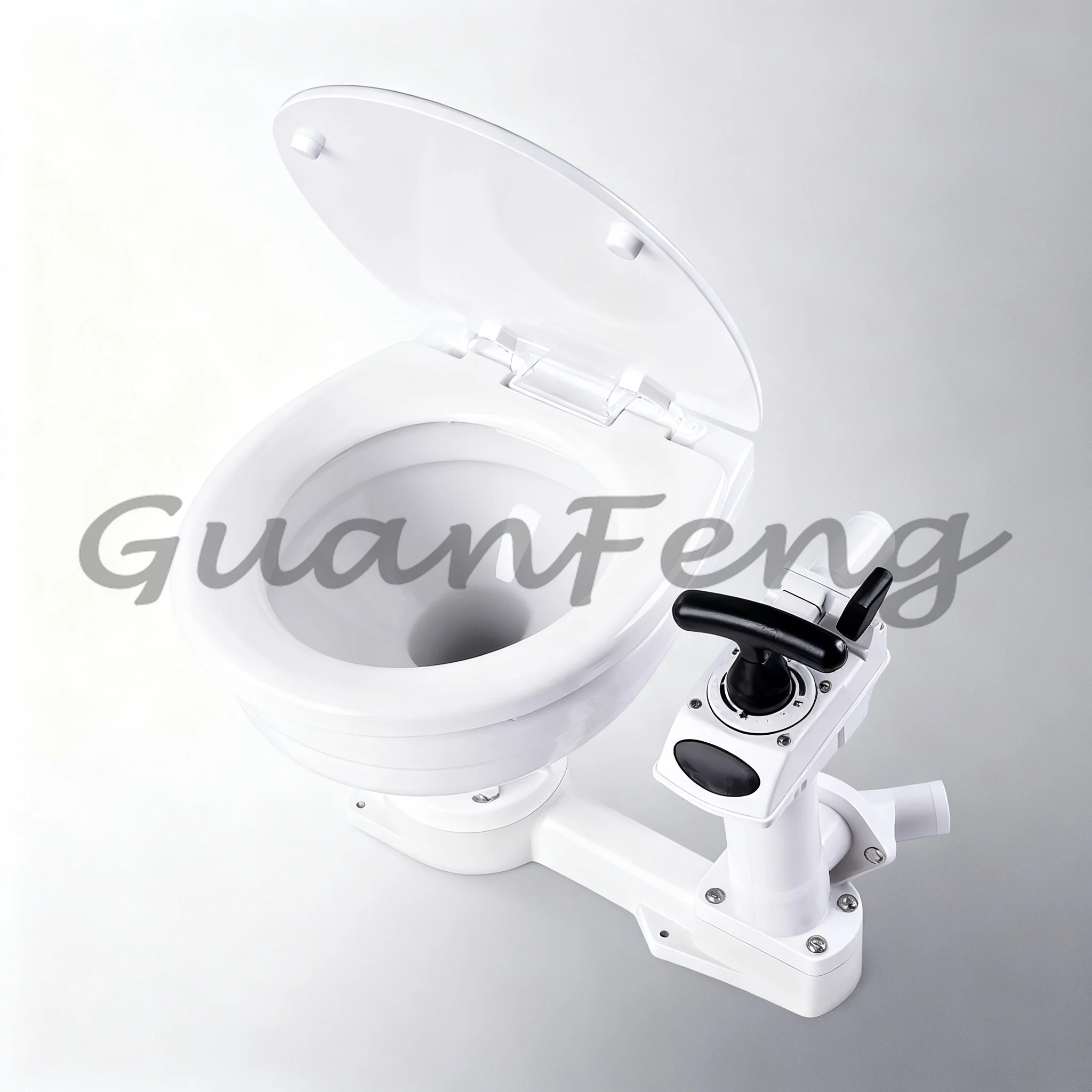 Marine Manual Toilet Water Pump Twist N Lock Assembly, Pump for Yacht, RV & Sailboat