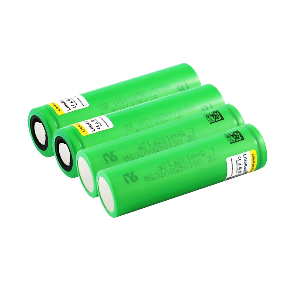 Liitokala max 40a pulso 60a original 3.6v bateria 18650 recarregável vtc5a 2600mah alta dreno 40a bateria
