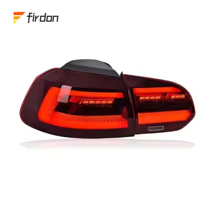 

SJC Car Accessories for VW Volk Golf 6 MK6 Taillights System 08-13 LED Turn Brake Tail Lights Fog Driving lights Dynamic