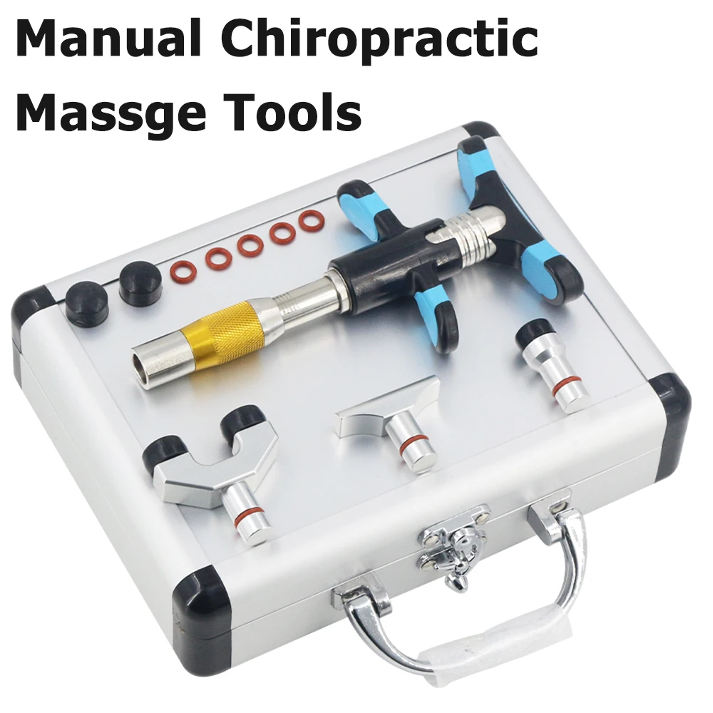 

Portable Chiropractic Massage Gun Correction Massager Spinal Adjusting Tool Spine Intensity Muscle Pain Adjustable