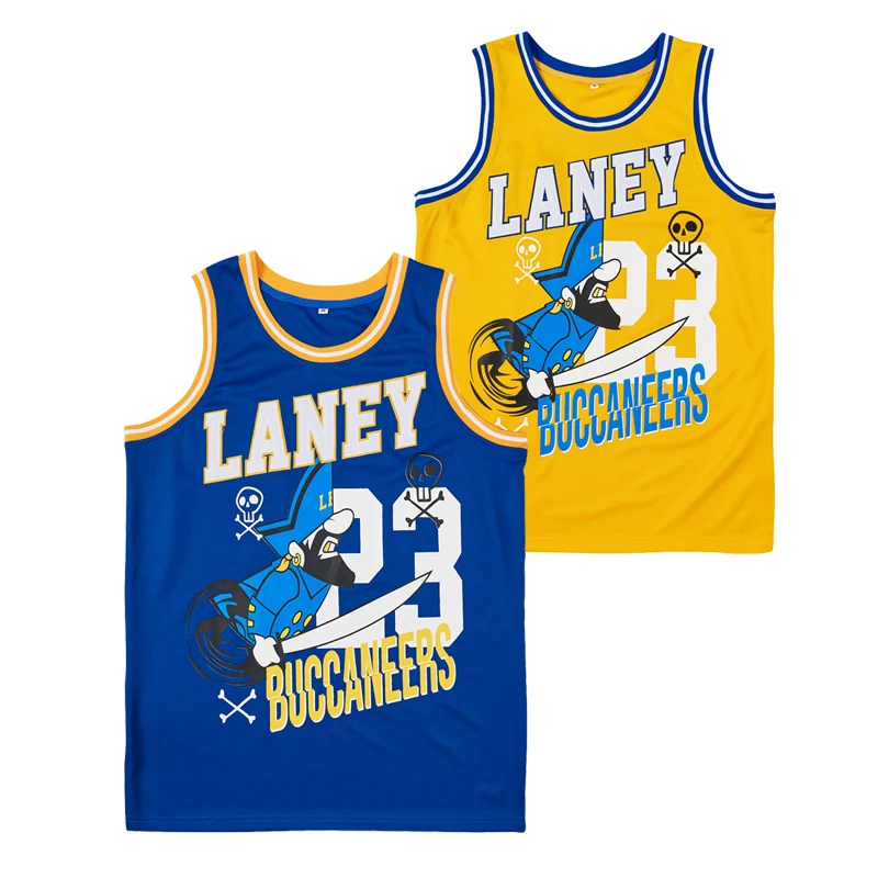 

Bg Basketball Jerseys Laney Buccaneers Remix 23 Sewing Embroidery Outdoor Sports Jersey High-quality White Yellow Blue 2023 New