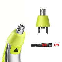 Waterproof Dual Edge Blade Replacement Head for Philips One Blade & One Blade pro Shaver Nose Hair Trimmer 1 Piece