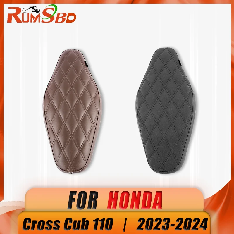 

Motorcycle front Heat Resistant Seat Cover Driver Pillion Integral For Honda Cross Cub 110 CC110 2023 2024