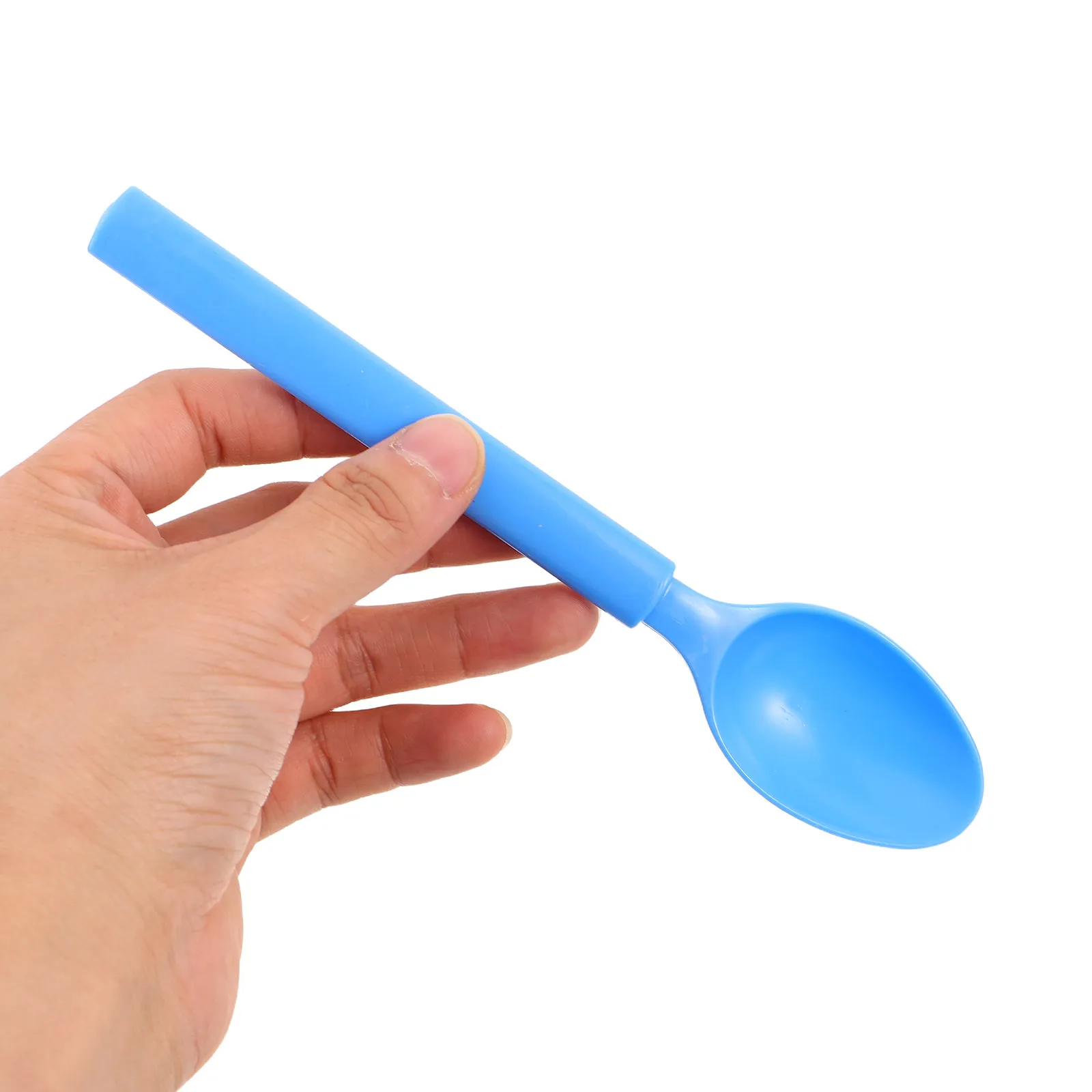 Prison Safe Soft Silicone Spoon Non Magnetic Non Detectable Eating Utensil for Detention Centers Secure Food Service