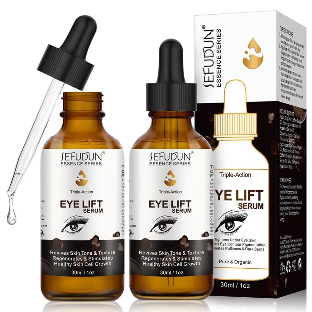 

2pcs Moisturizing Eye Serum Replenishes Moisture, Removes Wrinkles, Relieves Dryness, Tightens The Corners Of The Eyes