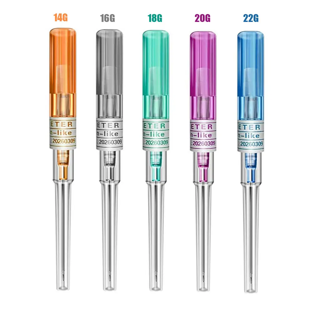 50/5PCS Disposable Piercing Needle 14G 16G 18G 20G 22G Tattoo Needles for Ear Nose Navel Nipple  Body Piercing Tools