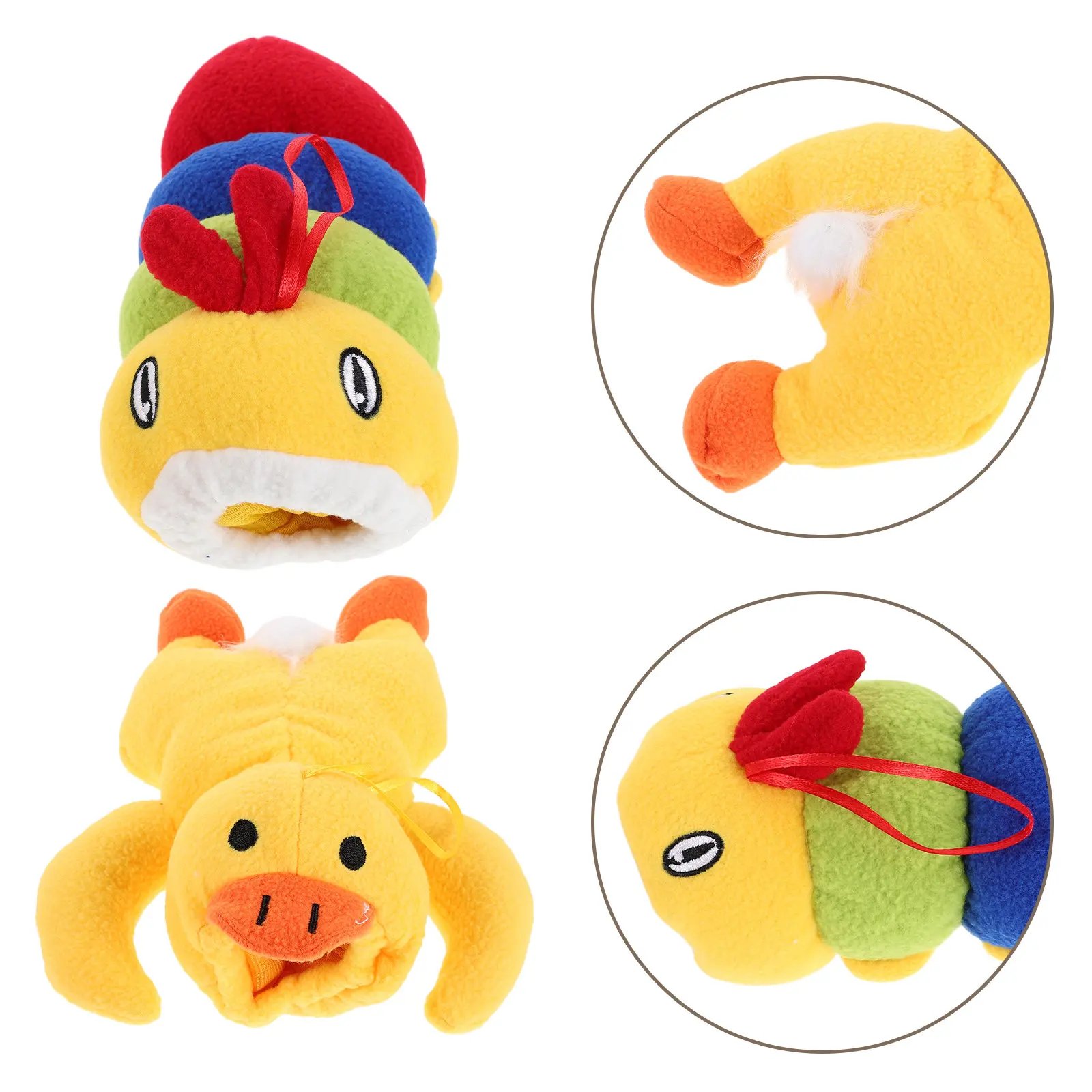 2Pcs Baby Bottle Sleeve Caterpillar Duck Pattern Soft Comfortable Feeding Bottle Cover Holder Anti Drop Protector Nursery