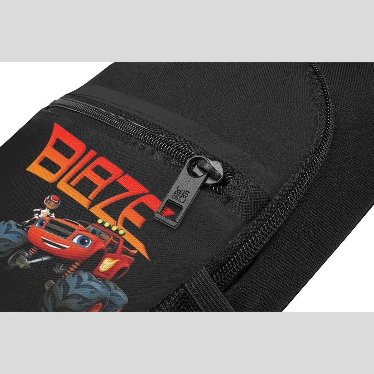 Blaze And The Monster Machines Chest Bag Men Sling Crossbody Backpack Chest Bag Travel Hiking Daypack Shoulder Bag