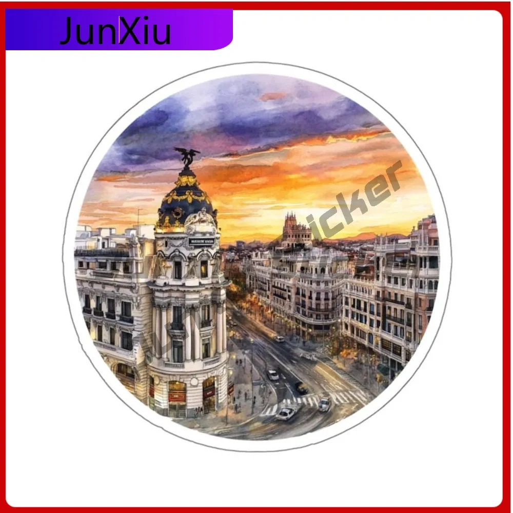 

Spain Travel Stickers Europe Adventure Exterior Decal Accessory Suv Camper Windshield Bumper Truck Electric Cover Scratches Deco