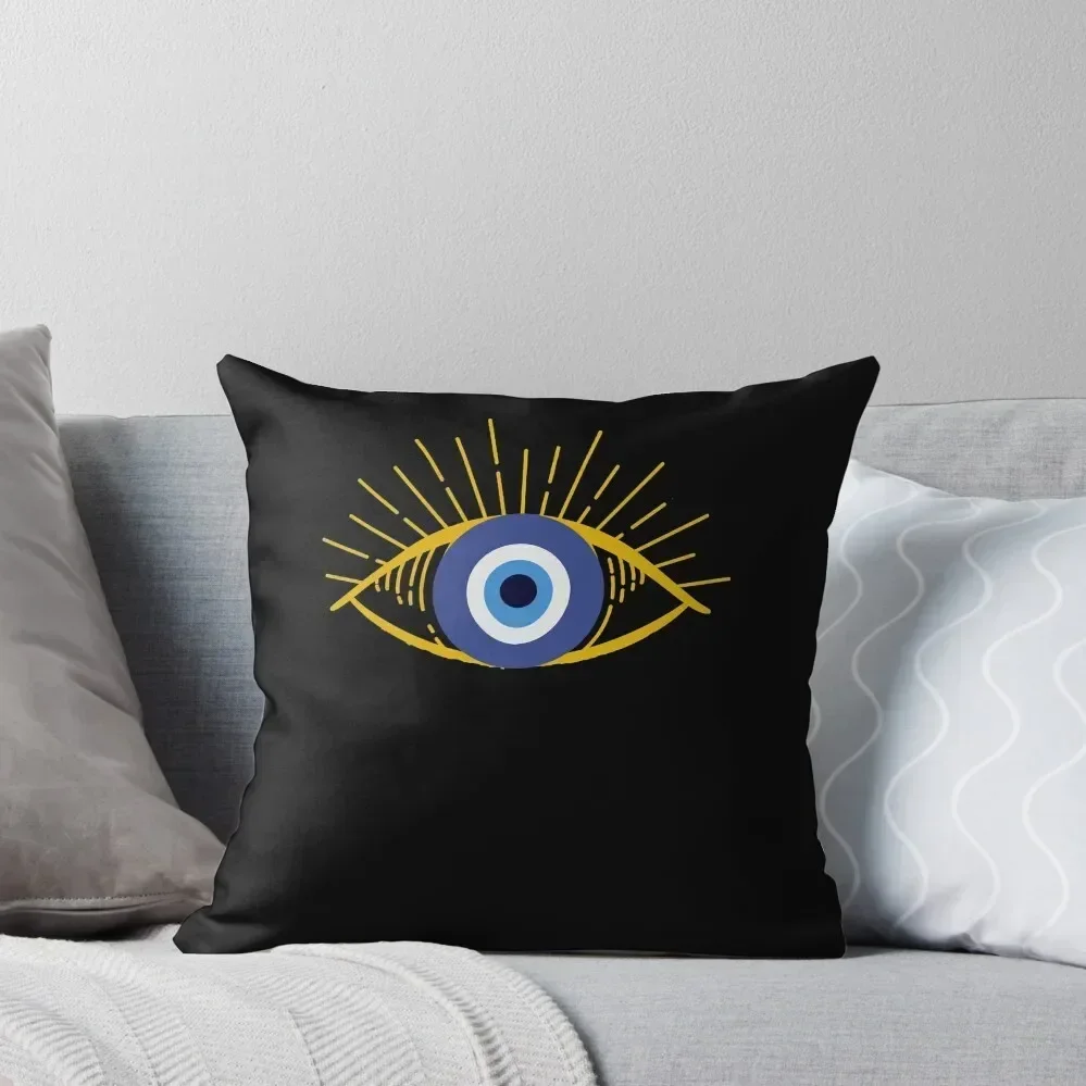 

Nazar Eye Symbol Evil Eye Nazar Charm Spiritual Protection Throw Pillow Sofa Decorative Covers Cushions Cover pillow
