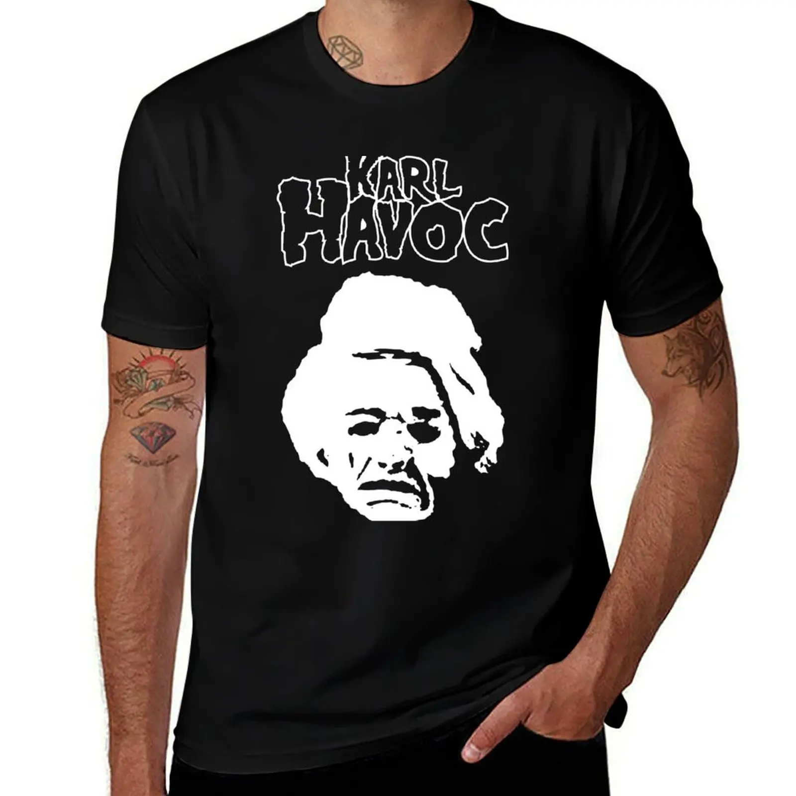 Karl Havoc Misfits T-Shirt cute tops custom shirt designer shirts cotton graphic tees mens clothes