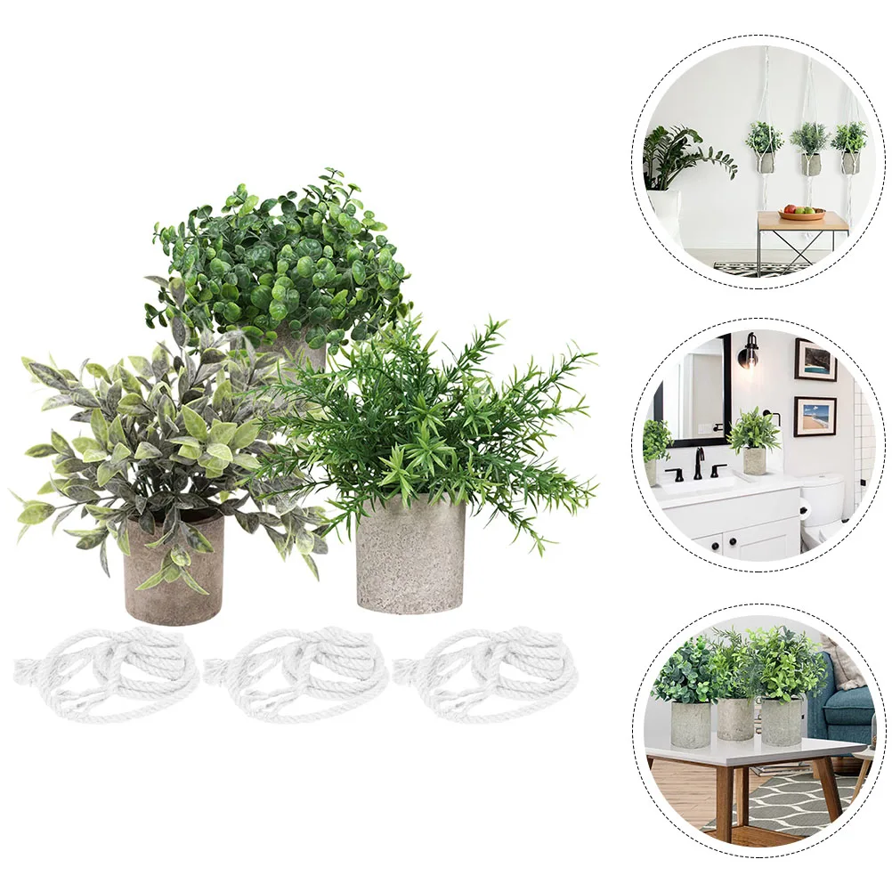 

Fake Plants Bonsai Vivid Faux Potted Small Indoor Artificial Plant Adornments Desktop Decor Long Lasting Practical Use