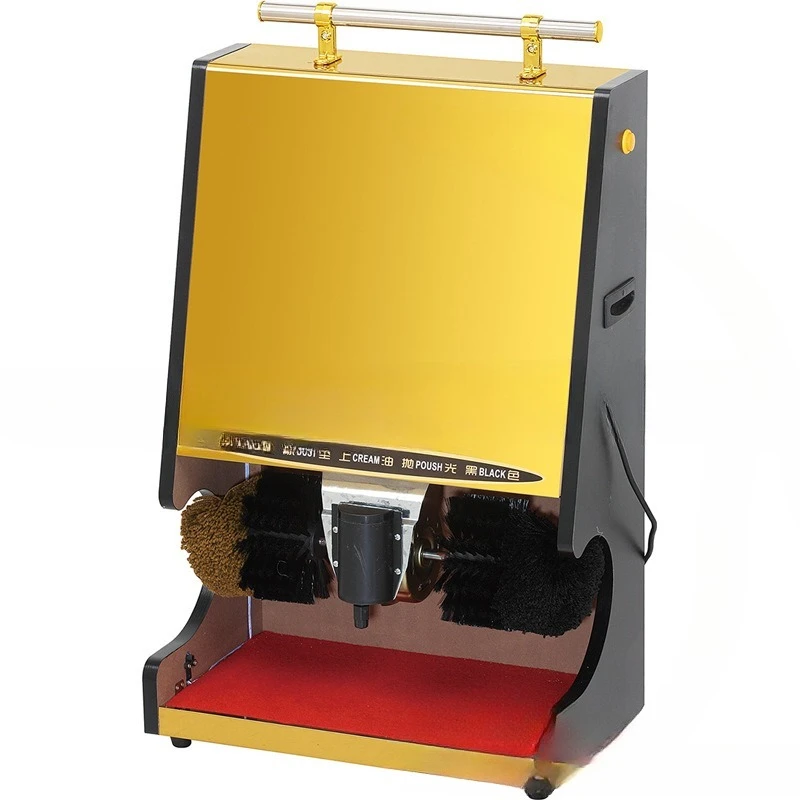 

Shoe shine bot manipulation shoe machine shine machine brush machine induction hotel lobby display