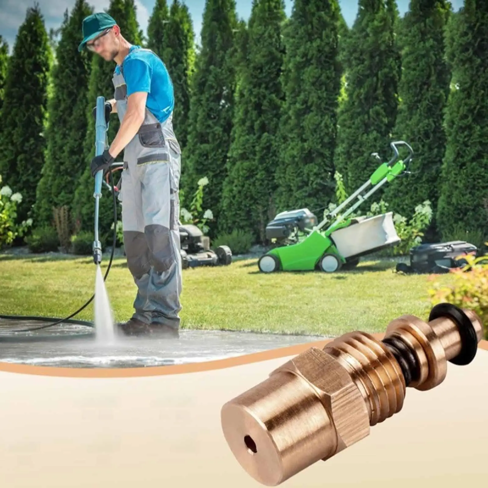 7110117 Pressure Washer Boost Valve,Easy to Install Spare Garden Replacement,Pressure Boosting Valve Kit Assembly for Dxpw3835