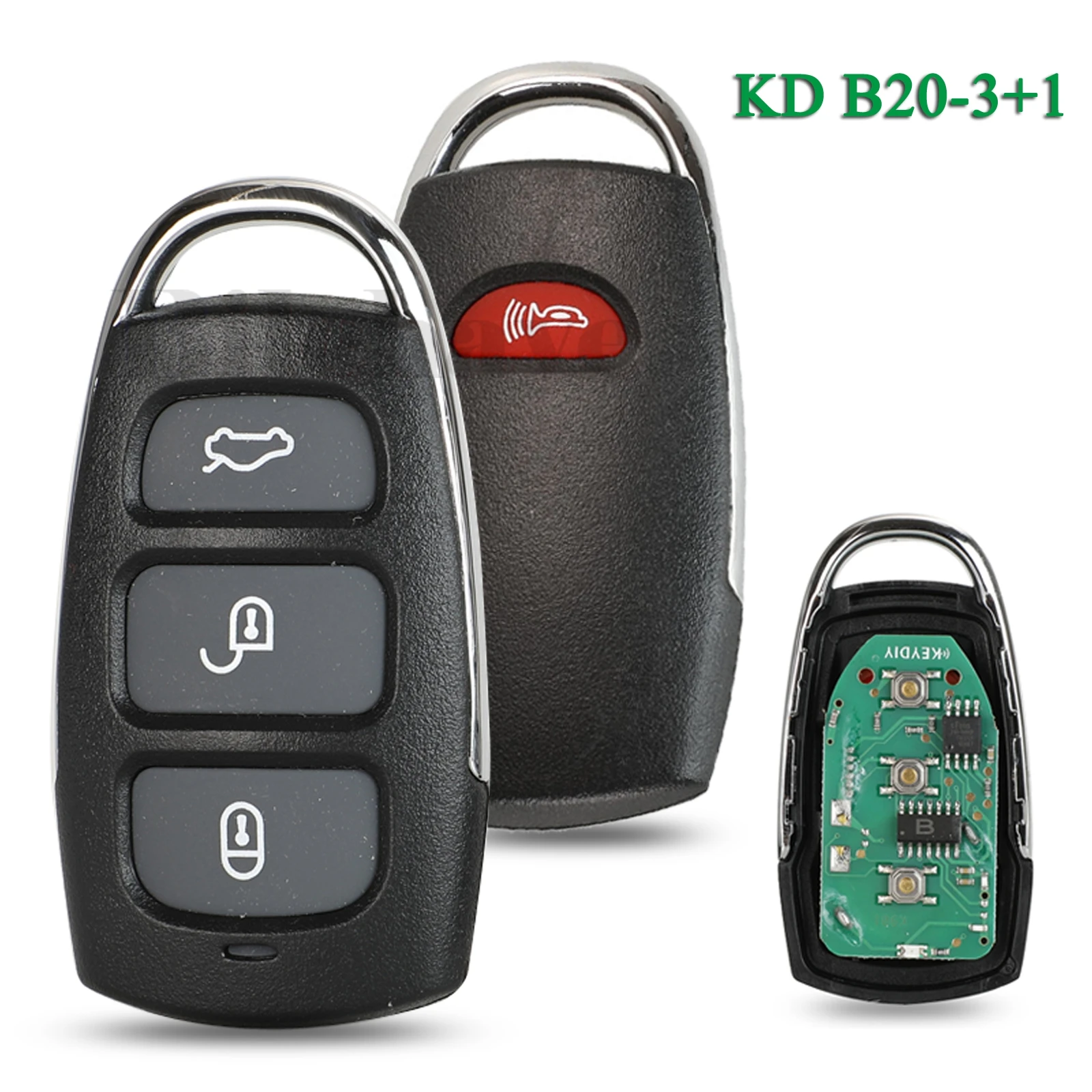 

Jingyuqin KD B20-4 кнопки Keydiy дистанционный брелок для kd900 URG200 Kdbox Mini KD Универсальный пульт управления
