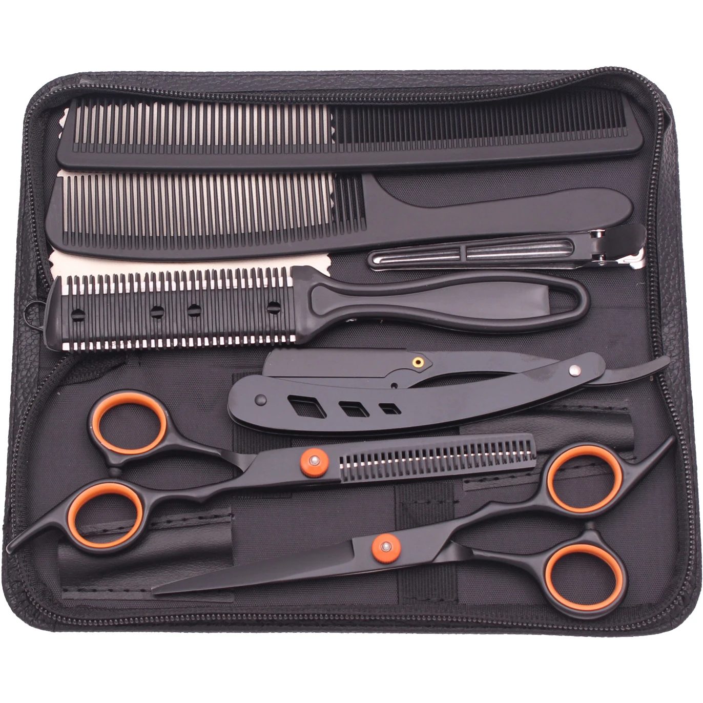 6,0'' Zoll Haarschere Professionelle Schneideschere Ausdünnung Friseur Haarschnitt Set Salon Friseur & Zuhause Japanischer Stahl 1001