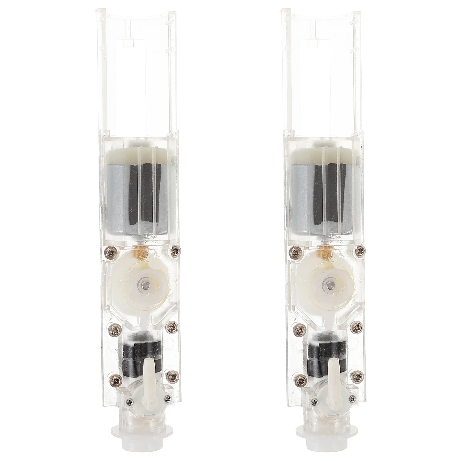 

2pcs Dc Water Flosser Pump Transparent Plastic Dental Irrigation Replacement High-Pressure Piston Technology For Oral
