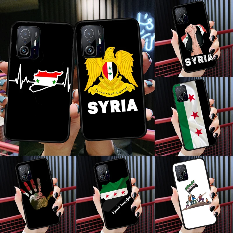 Syrian Syria Flag For POCO X5 X4 X3 F5 Pro M4 M5s F3 F4 GT C40 Phone Case For Xiaomi 12T 11T 13 Pro 12 Lite