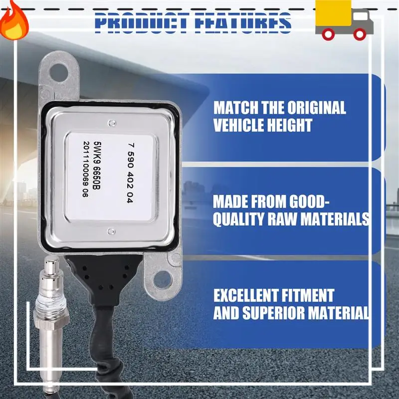 

Discount-5WK96650B Nitrogen Oxide Sensor Nox Sensor For BMW F10 F11 F18 523I 528I 530I 759040204 11787590404 11787590 404