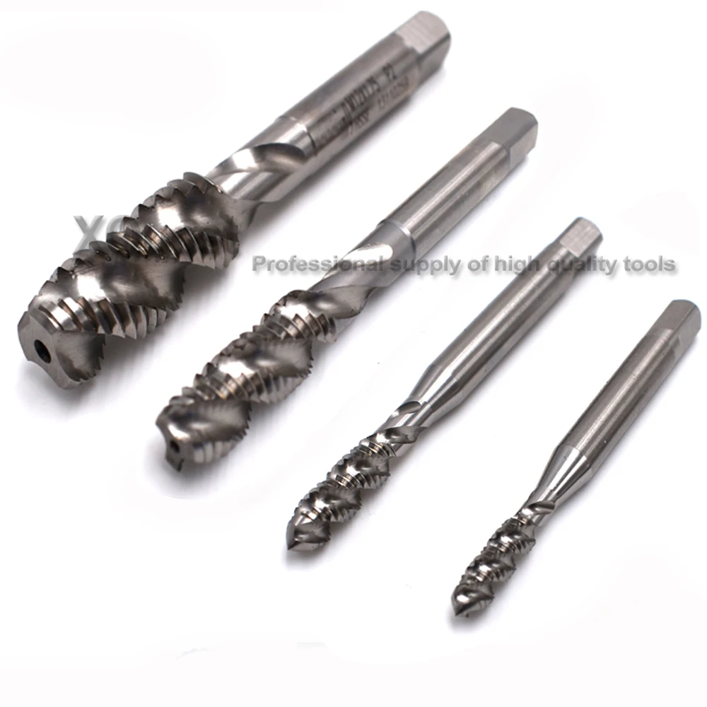Metric Right Hand HSSE Machine Sprial Flute Tap Fine Thread Screw Fluted Taps M2 M3 M4 M5 M6 M7 M8 M9 M10 M11 M12 M8X0.5 M12X0.5