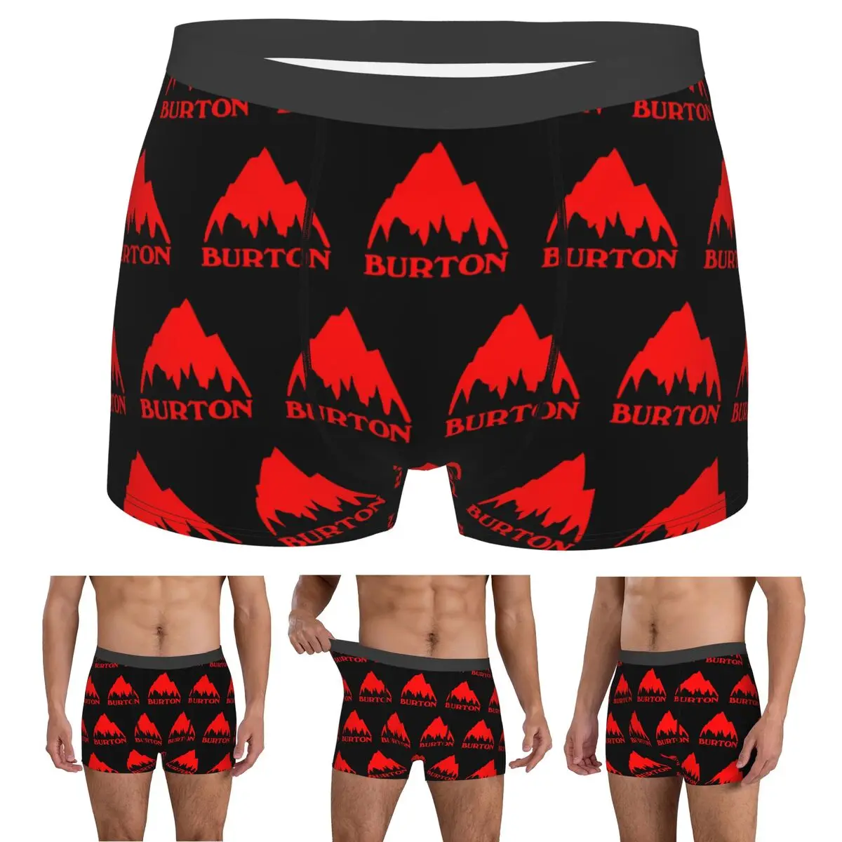 

Трусы-боксеры, шорты Burton, спортивные трусы для сноуборда, мужское вентилируемое нижнее белье для мужчин, подарок бойфренду