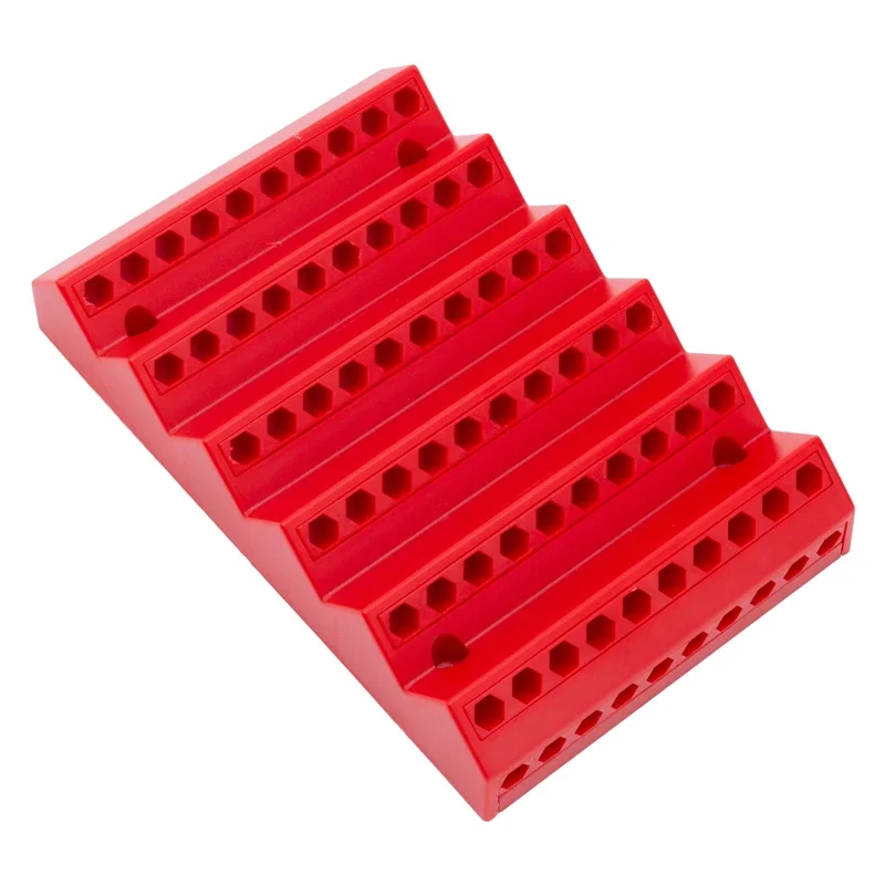 Portable Hex Bit Rack Rack Hole Bit Storage 1/4 Hex Bit Organizer, Hex Bit Organizer 1/4 Holder