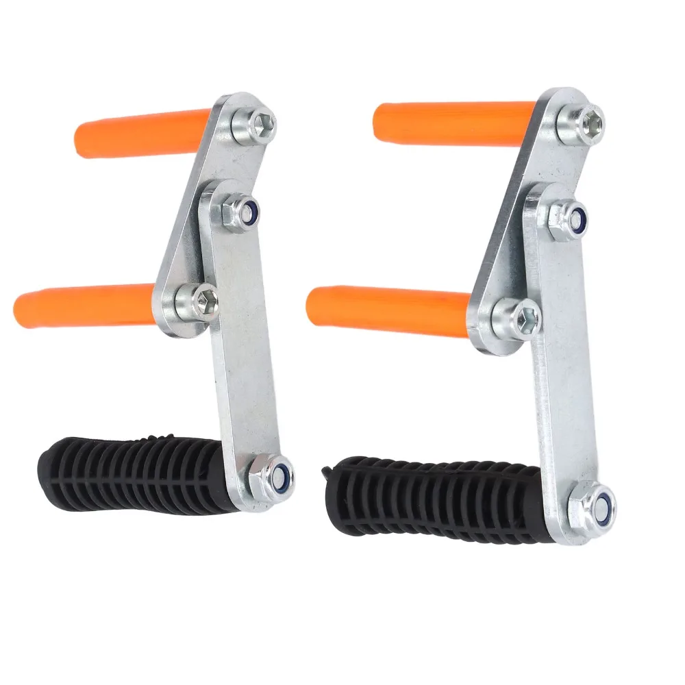 2pcs 53mm / 2.1in Clamping Capacity Panel Carrier Portable Design Gripper Lifting Tool Drywall Carrying Tool For Drywall