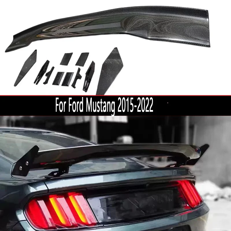 Aileron arrière en fibre de carbone style APR pour Ford Mustang 2015-2022, kit carrosserie amélioré