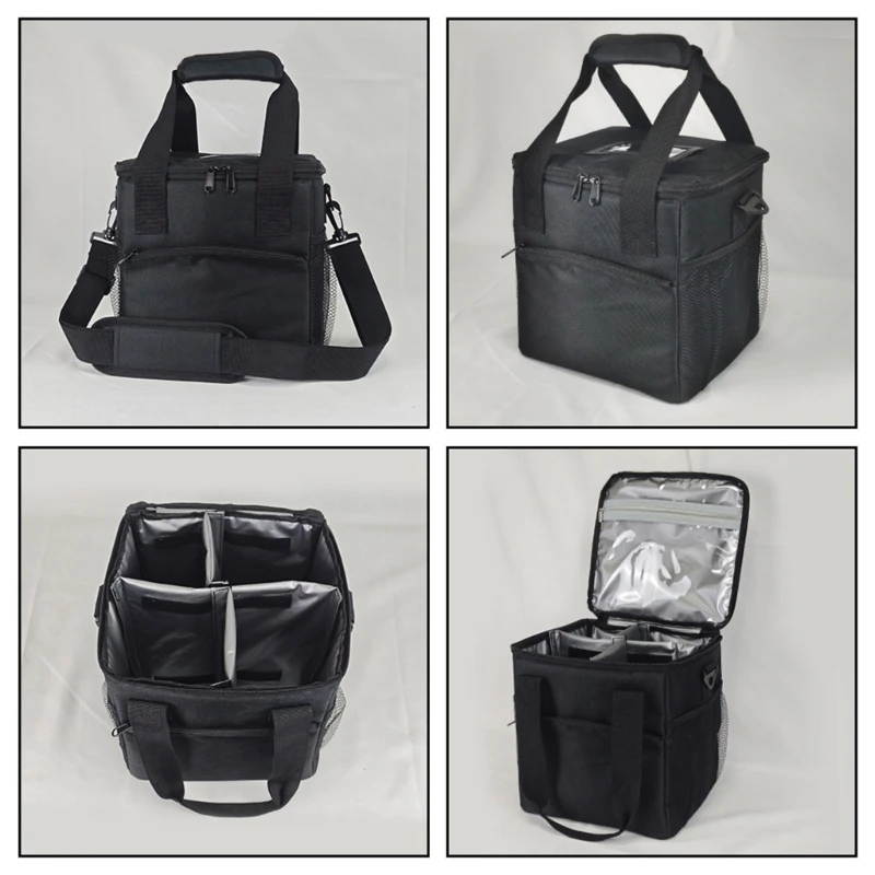 Transportable Outdoor thermoregulation Drink Holder For 4 Cups With Spill Proof Structure And Storage Perfect For 4XBB
