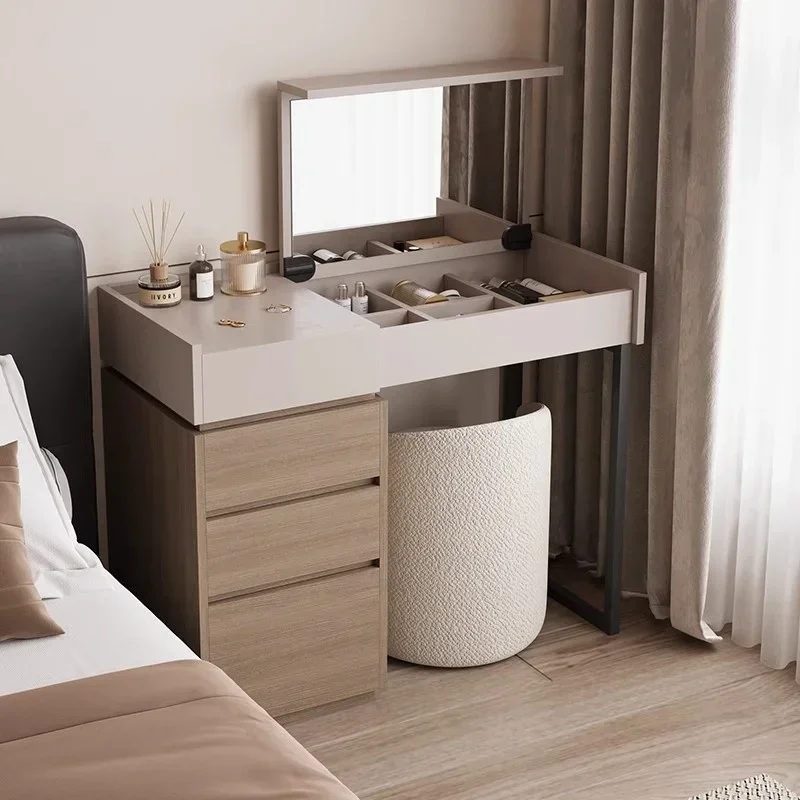 Luxury Light Dressing Table Chair Coffee Modern European Chep Dressing Table Beauty Body Study Wood Vestidores Home Furniture
