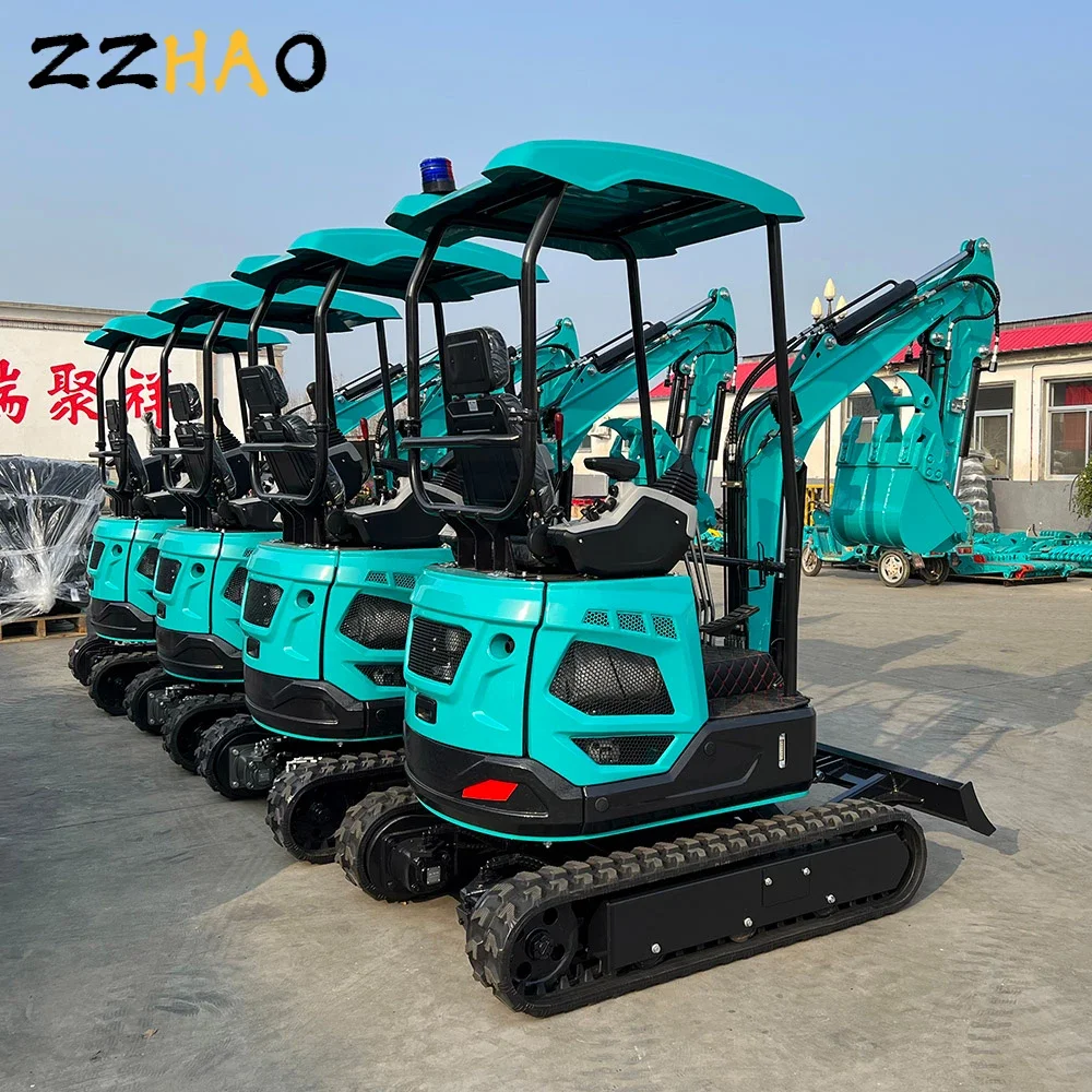 EPA 0.8 Ton 1 Ton 2 Ton 3 Ton Mini Excavator Digging Hydraulic Small Micro Digger Machine Prices for Sale