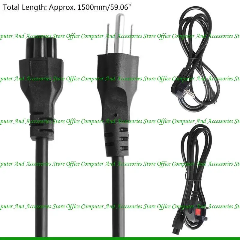 U55C 1,5m Wechselstromkabel C5 -Kabeladapter für Notebook -Laptop -PC Compu