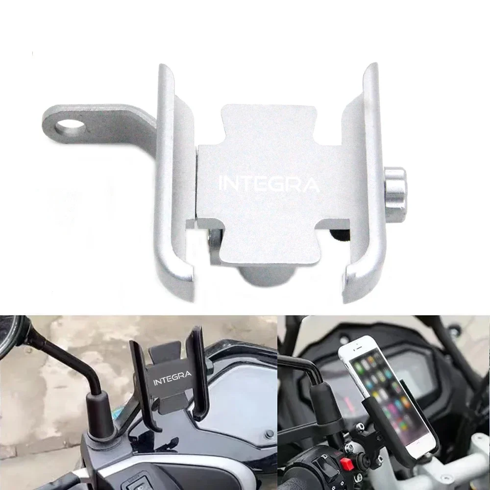 

For Honda Integra 700 750 DCT 2014-2023 Motorcycle Phone Holder Rearview Mirrors Handlebar GPS Stand Bracket Motorcycle Parts