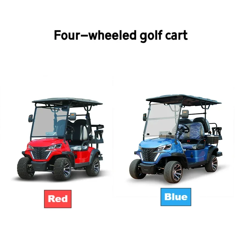 Electric 4-Seat Golf Cart With 5KW Motor Lithium 72V Battery Chinese Buggy With EEC DOT GCC Certificates